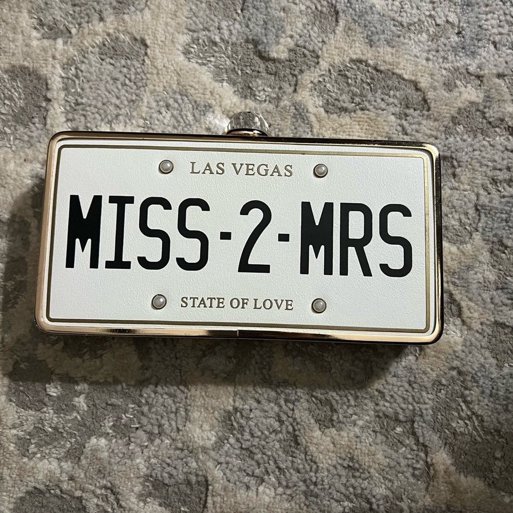 Miss 2 Mrs Aldo Bridal Clutch